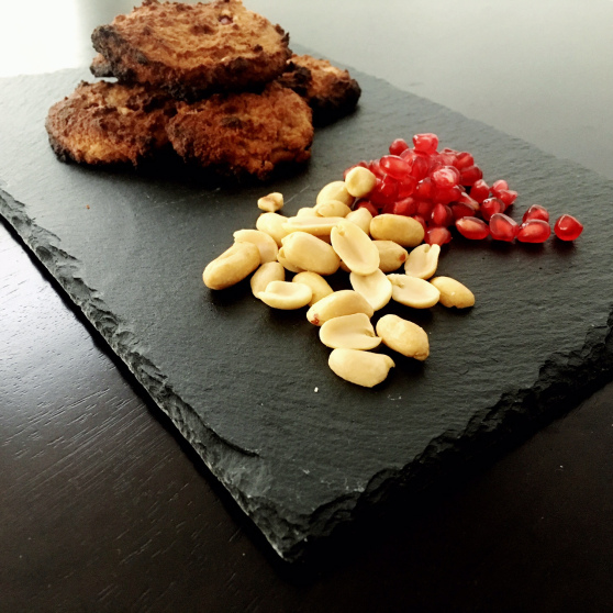 Erdnuss Peanut Granatapfel Cookies