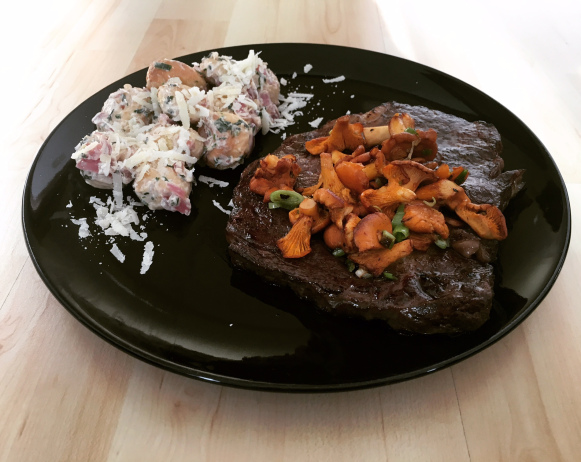 Entrecote Pfifferlinge Gnocchi