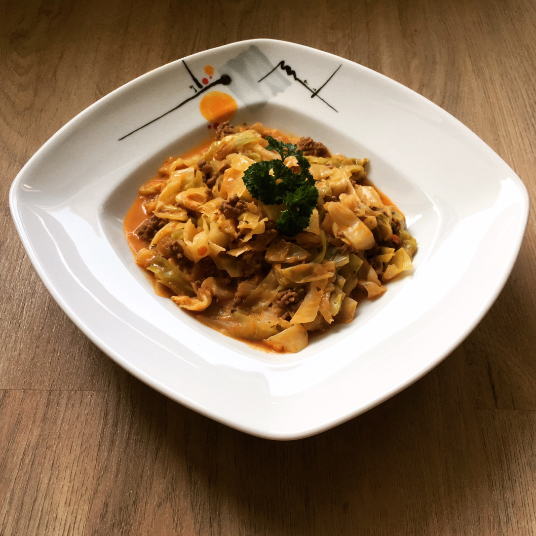 Schmorkohl Spitzkohl Hackfleisch